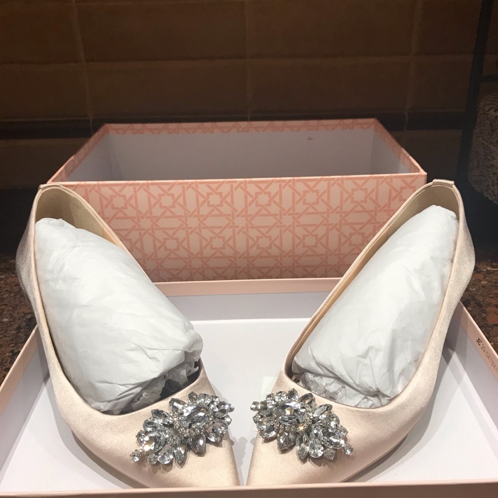 Jewel Badgley Mischka Havana Flat